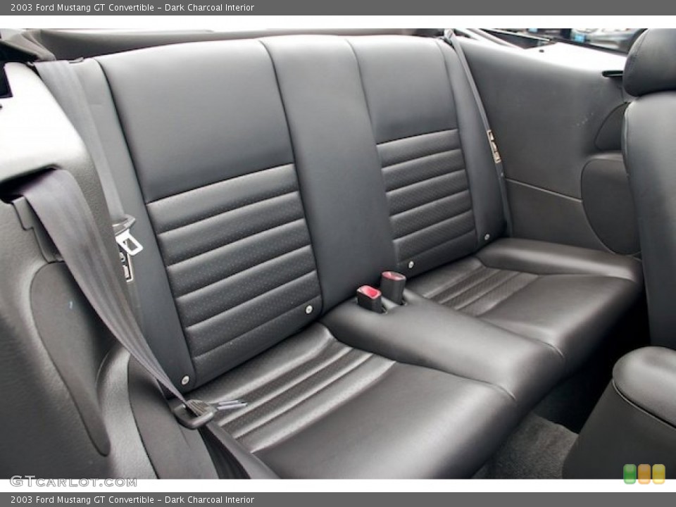 Dark Charcoal Interior Rear Seat for the 2003 Ford Mustang GT Convertible #64801878