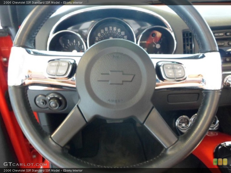 Ebony Interior Steering Wheel for the 2006 Chevrolet SSR  #64803105