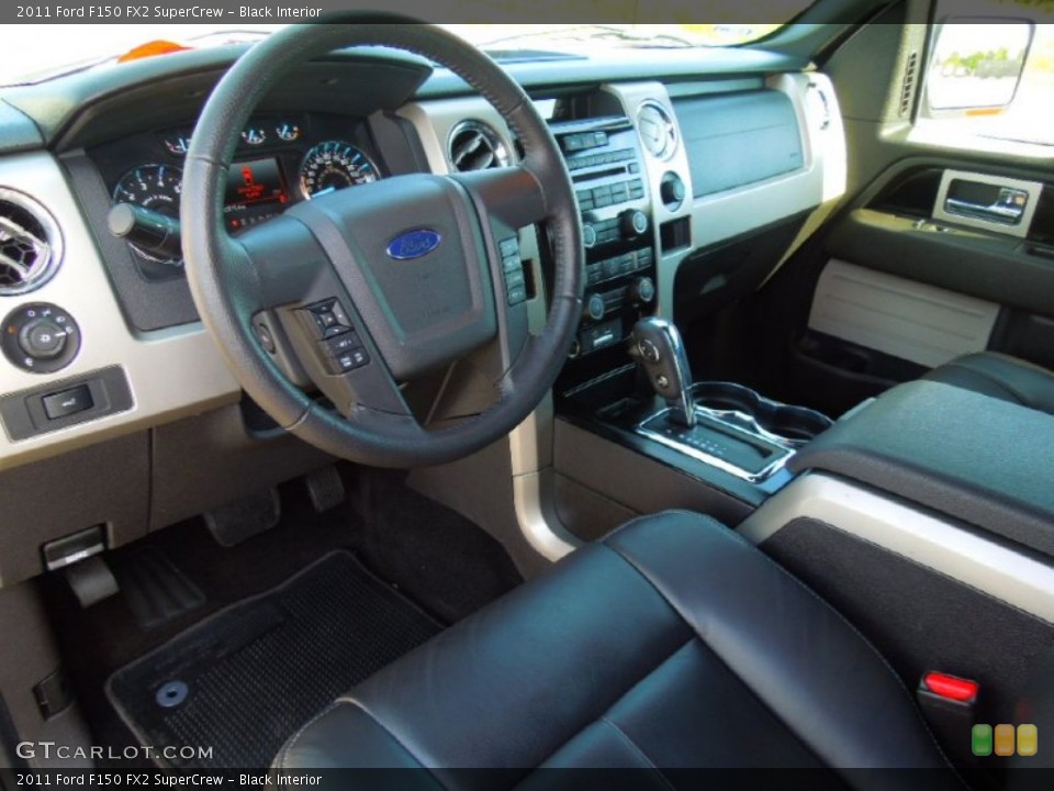 Black Interior Prime Interior for the 2011 Ford F150 FX2 SuperCrew #64804734