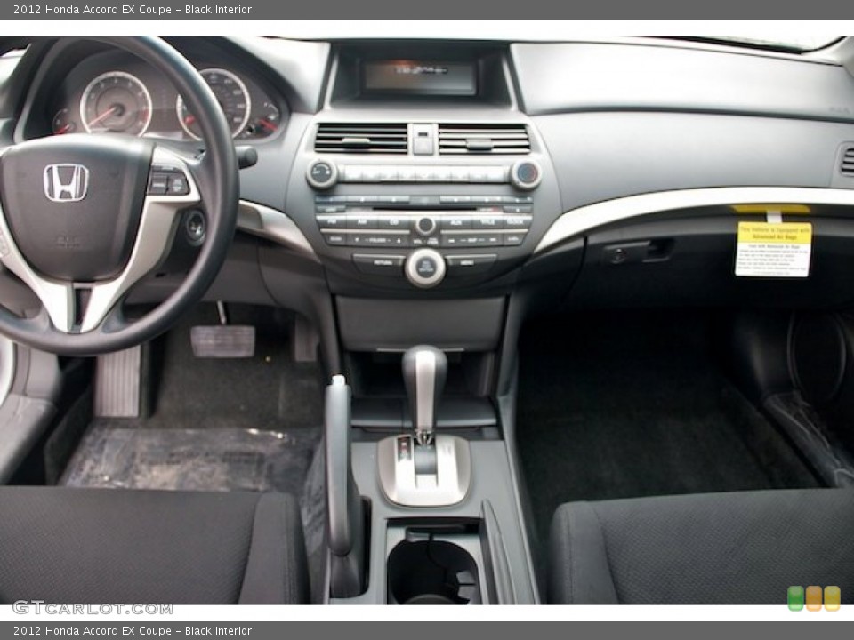 Black Interior Dashboard for the 2012 Honda Accord EX Coupe #64805379
