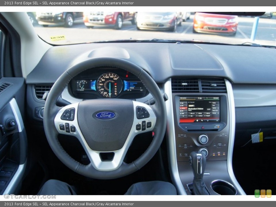 SEL Appearance Charcoal Black/Gray Alcantara Interior Dashboard for the 2013 Ford Edge SEL #64810424