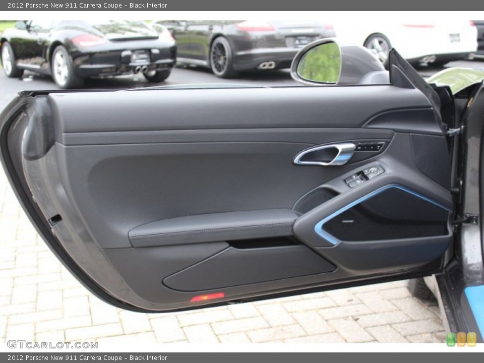 Black Interior Door Panel for the 2012 Porsche New 911 Carrera Coupe #64814861