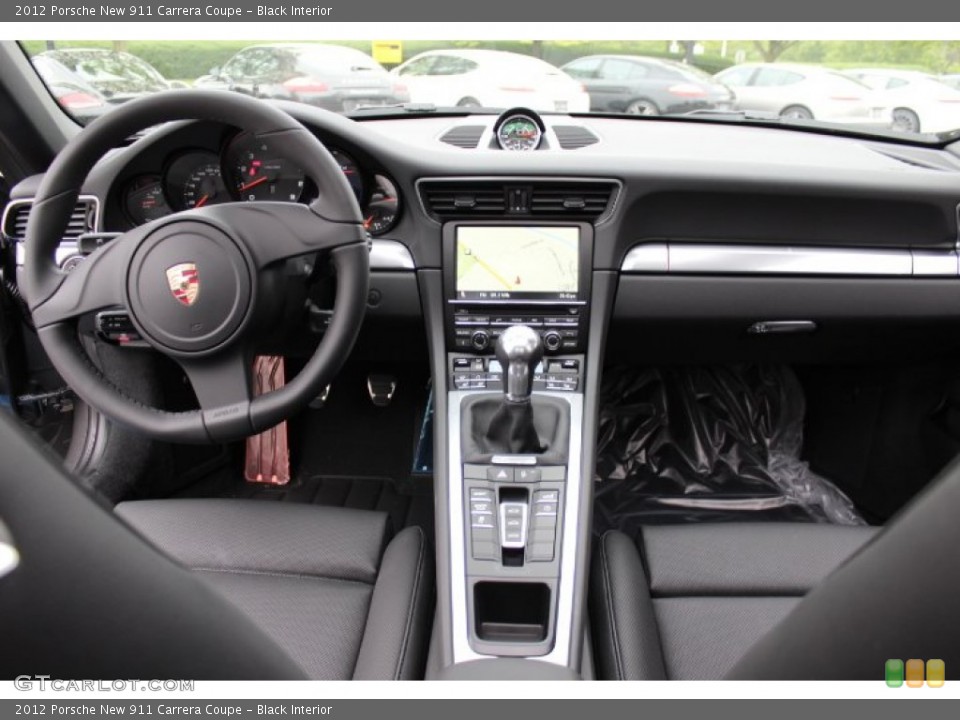 Black Interior Dashboard for the 2012 Porsche New 911 Carrera Coupe #64814879