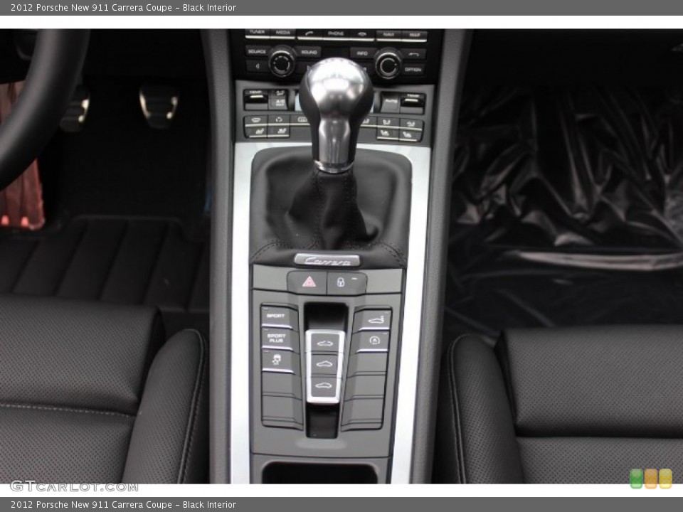 Black Interior Transmission for the 2012 Porsche New 911 Carrera Coupe #64814885