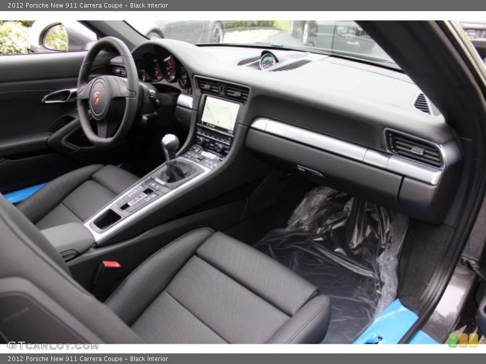 Black Interior Dashboard for the 2012 Porsche New 911 Carrera Coupe #64814909
