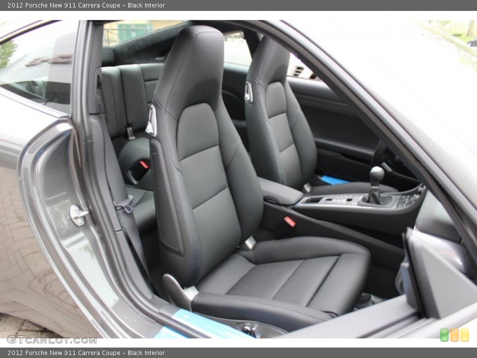 Black Interior Photo for the 2012 Porsche New 911 Carrera Coupe #64814915