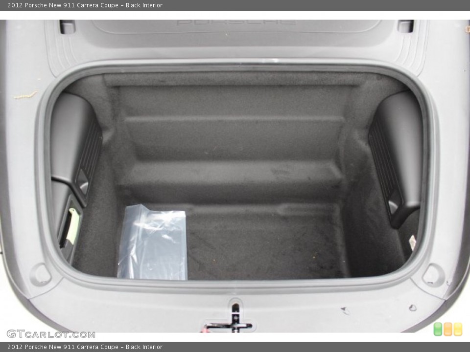 Black Interior Trunk for the 2012 Porsche New 911 Carrera Coupe #64814918