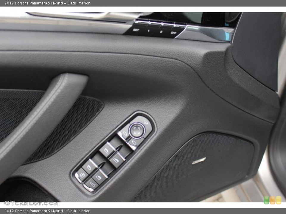 Black Interior Controls for the 2012 Porsche Panamera S Hybrid #64815062
