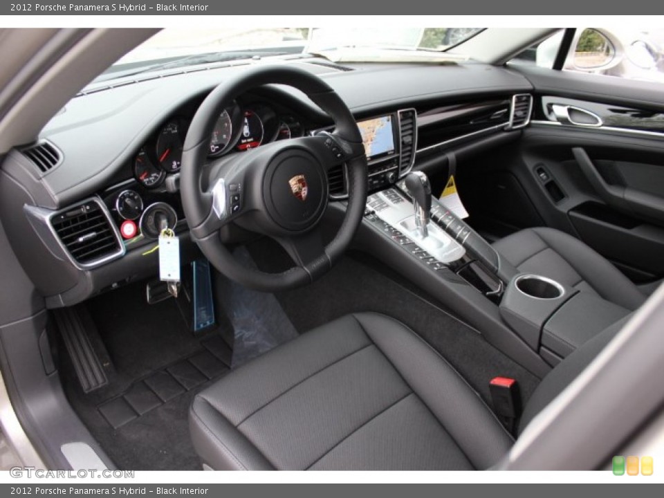 Black Interior Prime Interior for the 2012 Porsche Panamera S Hybrid #64815068