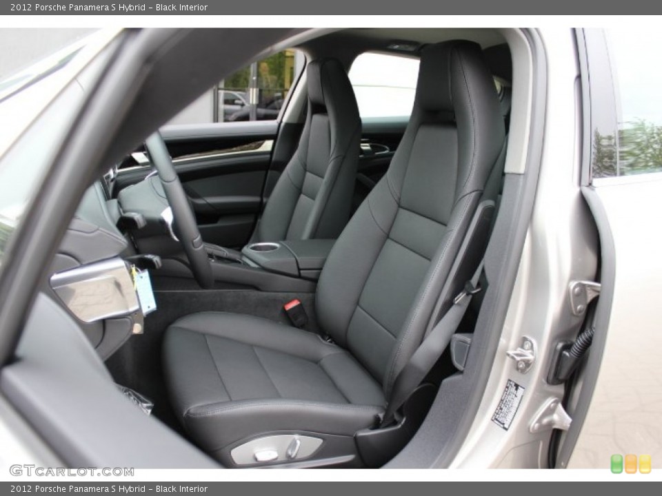 Black Interior Front Seat for the 2012 Porsche Panamera S Hybrid #64815074