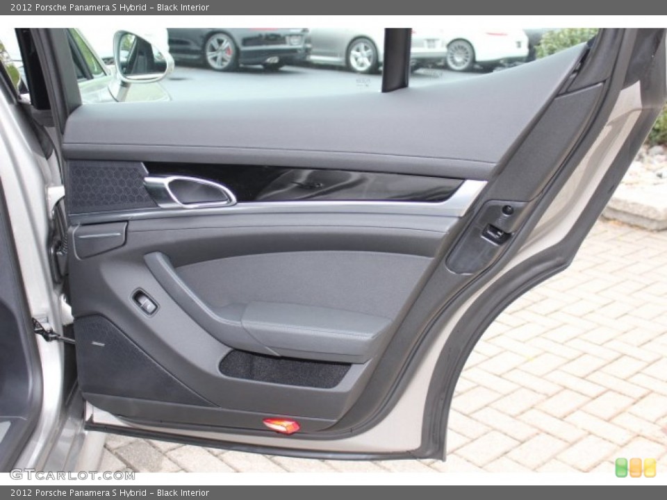 Black Interior Door Panel for the 2012 Porsche Panamera S Hybrid #64815107