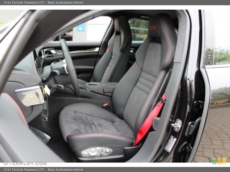 Black w/Alcantara Interior Front Seat for the 2013 Porsche Panamera GTS #64815179