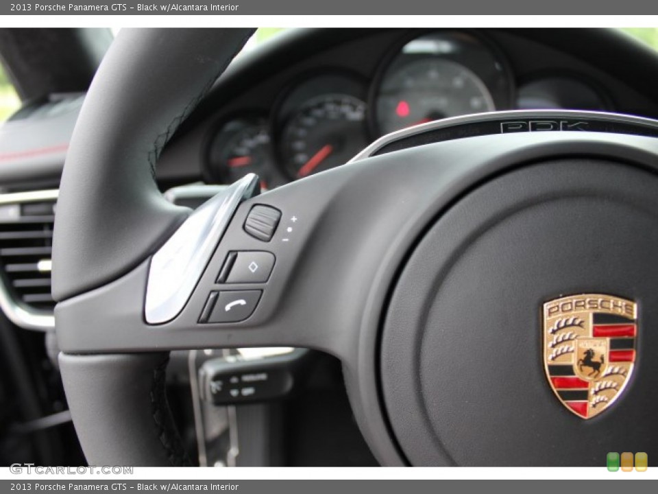 Black w/Alcantara Interior Controls for the 2013 Porsche Panamera GTS #64815194