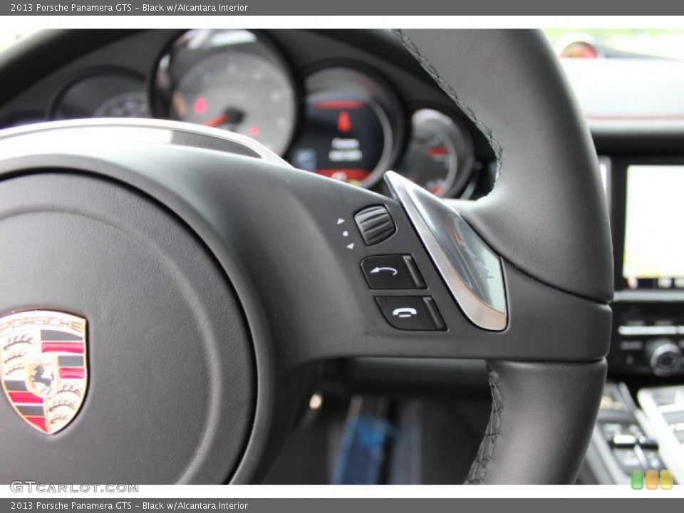 Black w/Alcantara Interior Controls for the 2013 Porsche Panamera GTS #64815197