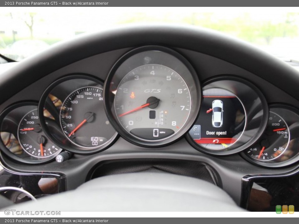 Black w/Alcantara Interior Gauges for the 2013 Porsche Panamera GTS #64815200