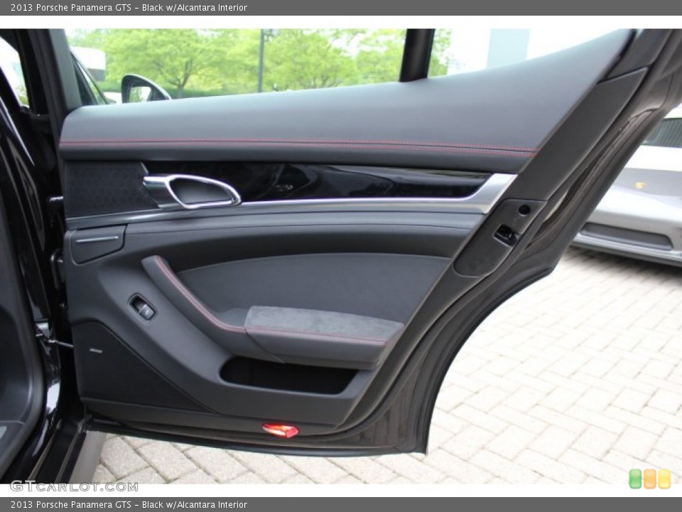 Black w/Alcantara Interior Door Panel for the 2013 Porsche Panamera GTS #64815212
