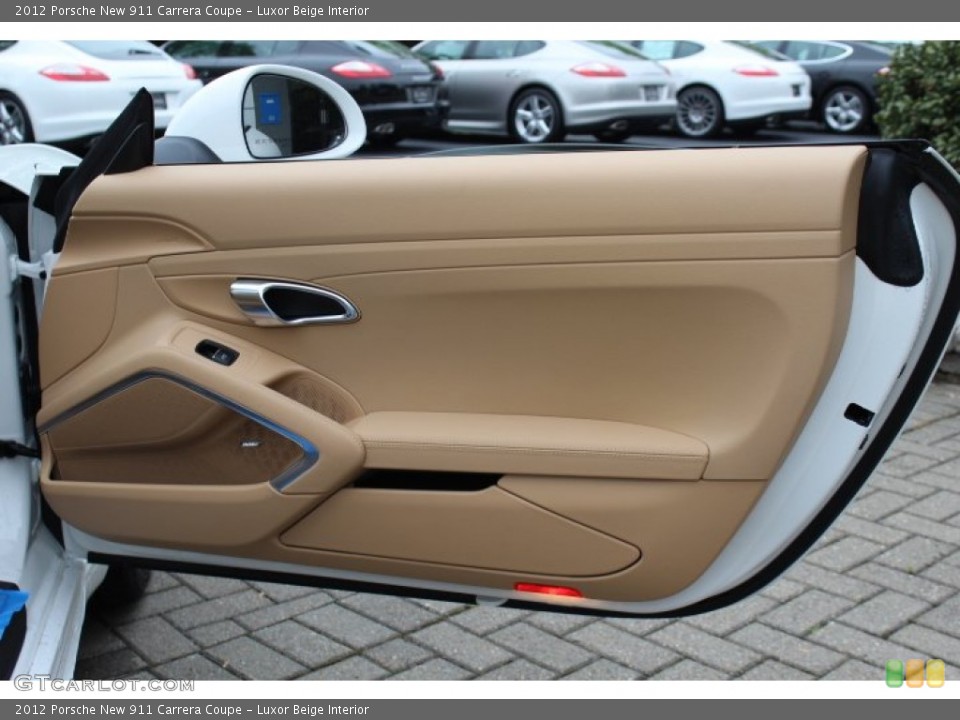 Luxor Beige Interior Door Panel for the 2012 Porsche New 911 Carrera Coupe #64815422