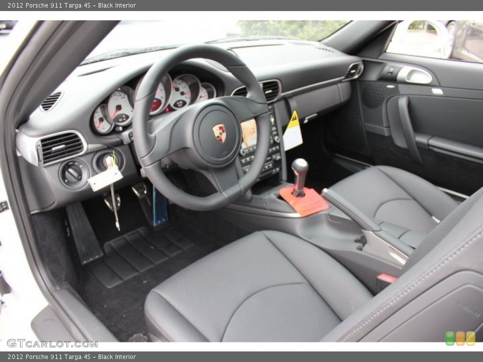 Black Interior Photo for the 2012 Porsche 911 Targa 4S #64815485