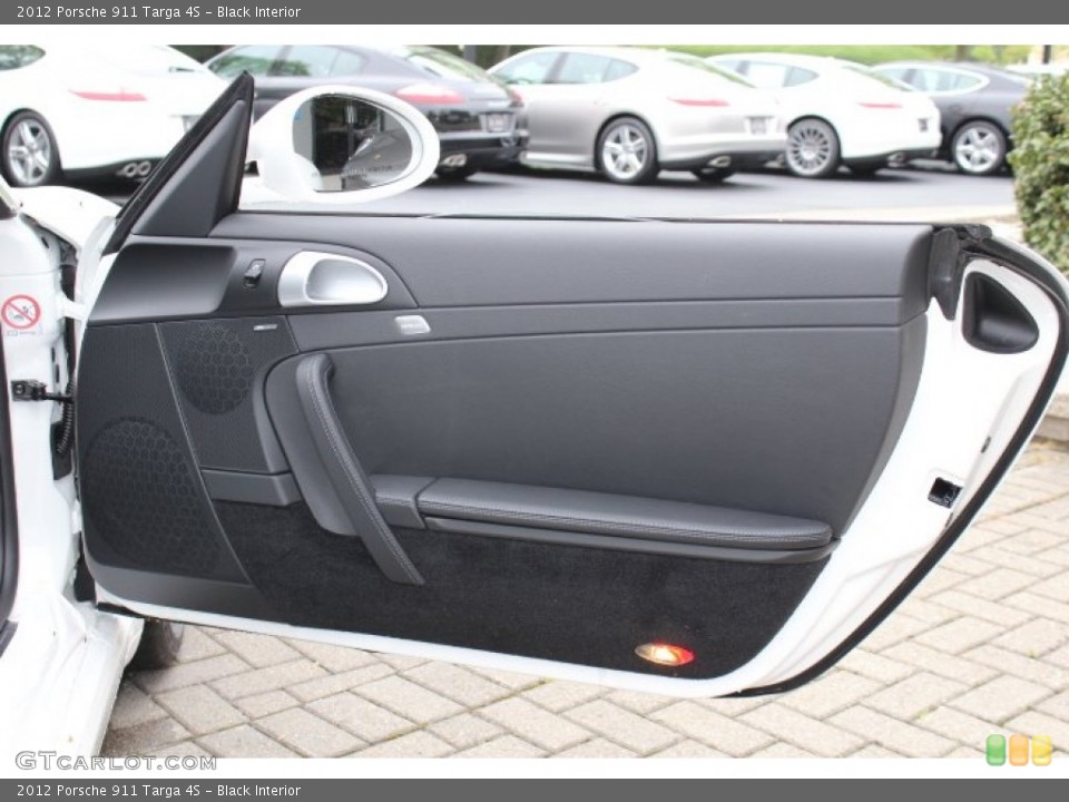 Black Interior Door Panel for the 2012 Porsche 911 Targa 4S #64815521