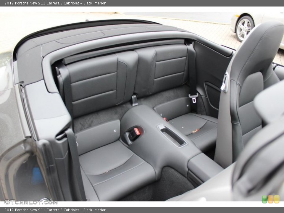 Black Interior Photo for the 2012 Porsche New 911 Carrera S Cabriolet #64815623