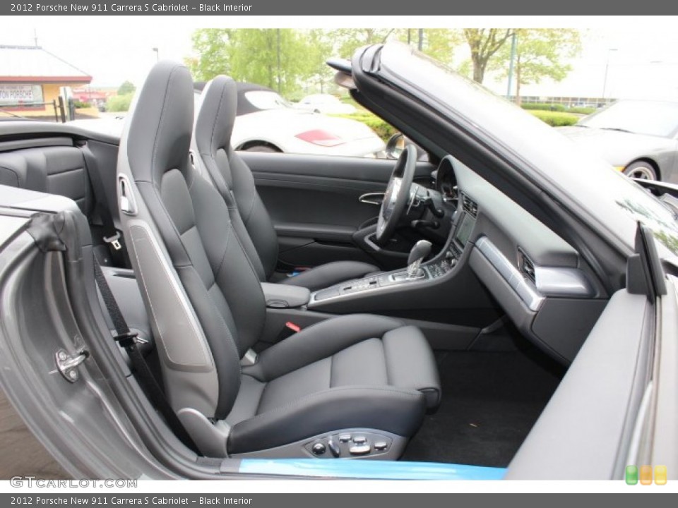 Black Interior Photo for the 2012 Porsche New 911 Carrera S Cabriolet #64815629