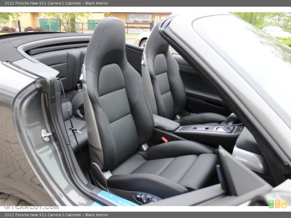 Black Interior Photo for the 2012 Porsche New 911 Carrera S Cabriolet #64815632