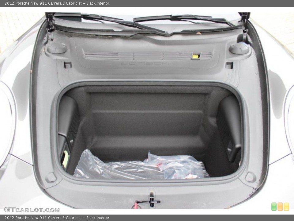 Black Interior Trunk for the 2012 Porsche New 911 Carrera S Cabriolet #64815635