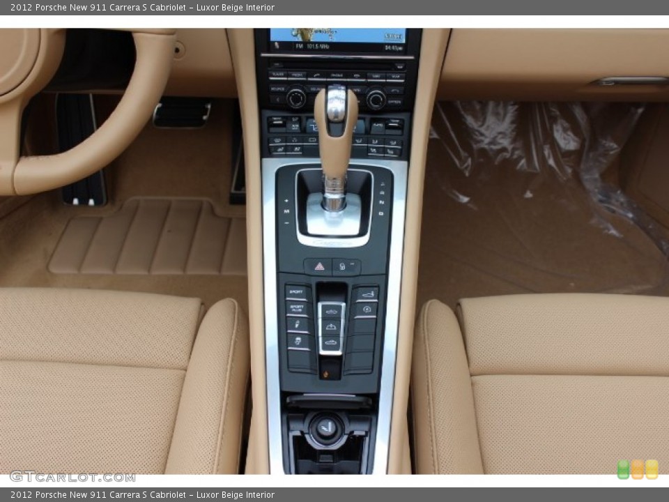 Luxor Beige Interior Transmission for the 2012 Porsche New 911 Carrera S Cabriolet #64815695