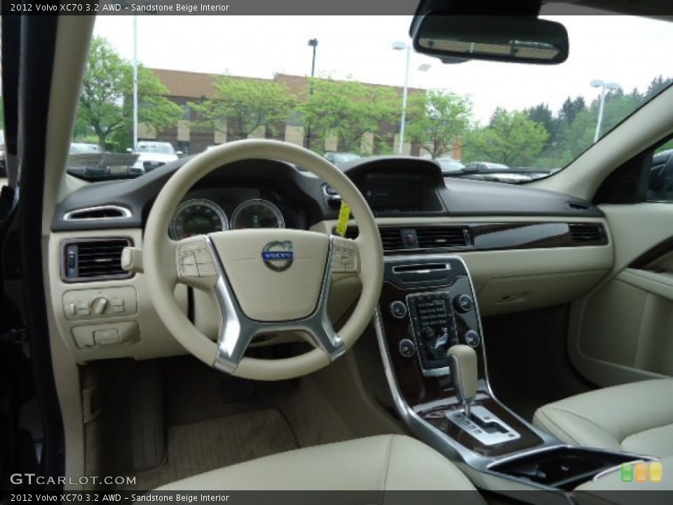 Sandstone Beige Interior Dashboard for the 2012 Volvo XC70 3.2 AWD #64816199