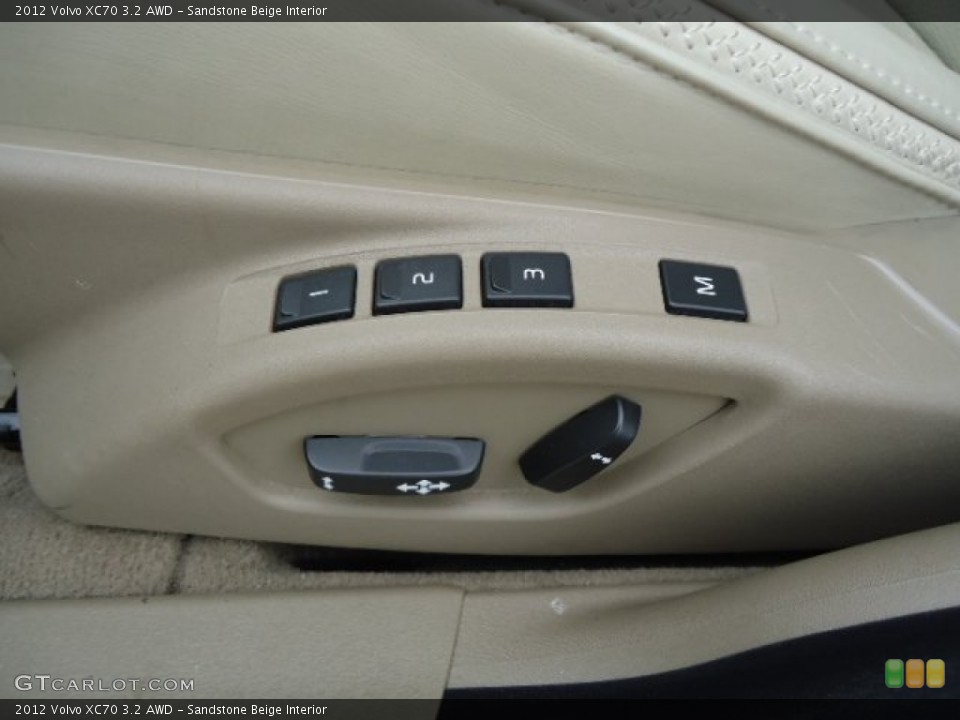 Sandstone Beige Interior Controls for the 2012 Volvo XC70 3.2 AWD #64816226