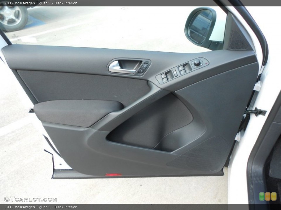 Black Interior Door Panel for the 2012 Volkswagen Tiguan S #64832518
