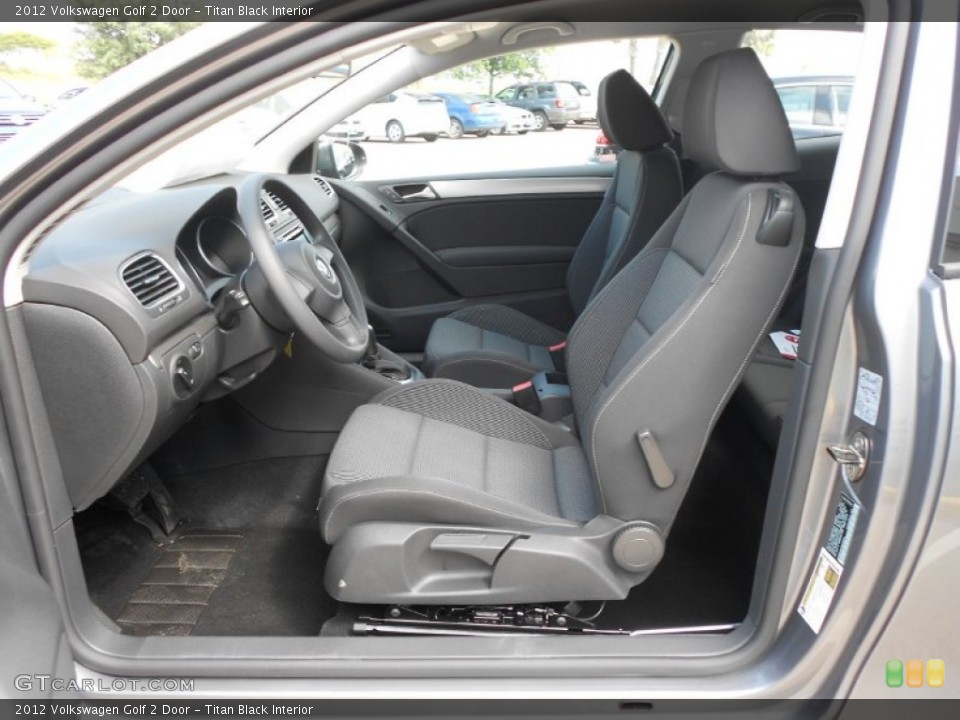 Titan Black Interior Photo for the 2012 Volkswagen Golf 2 Door #64834507