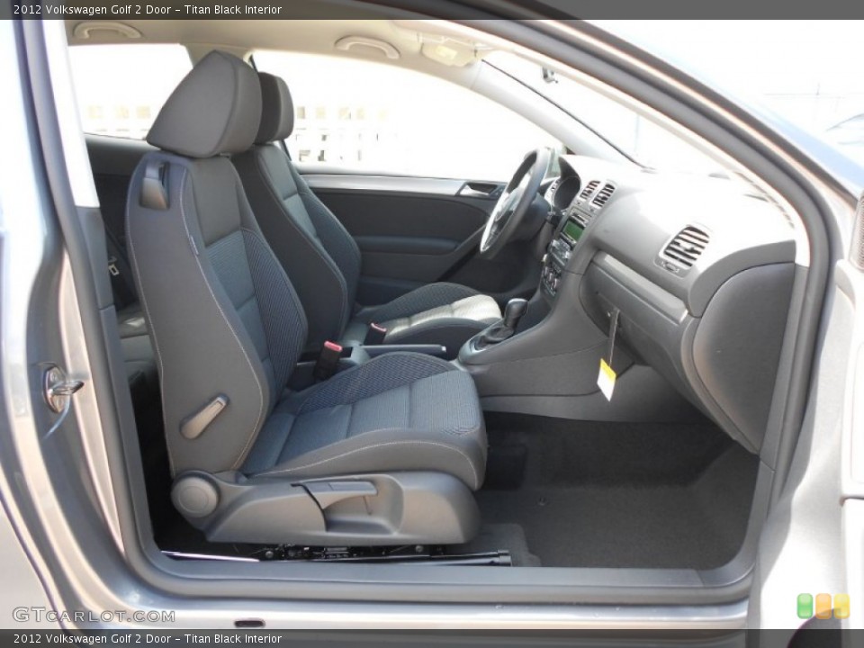 Titan Black Interior Photo for the 2012 Volkswagen Golf 2 Door #64834525