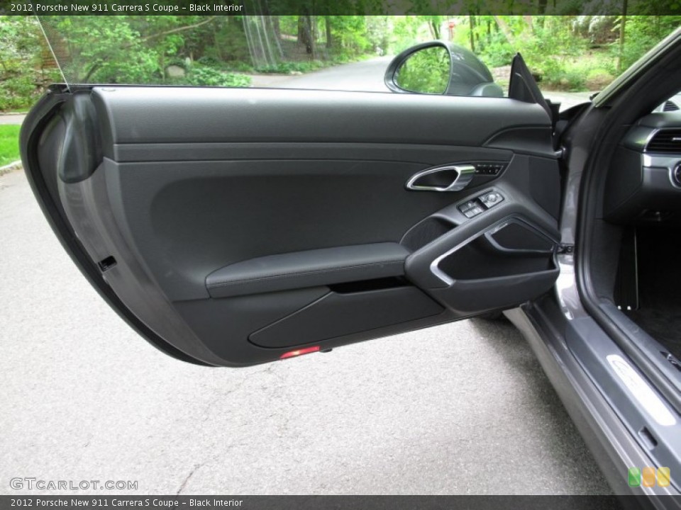 Black Interior Door Panel for the 2012 Porsche New 911 Carrera S Coupe #64838194