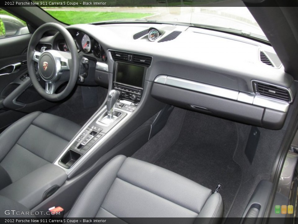 Black Interior Dashboard for the 2012 Porsche New 911 Carrera S Coupe #64838227