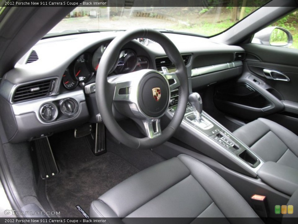 Black Interior Photo for the 2012 Porsche New 911 Carrera S Coupe #64838233