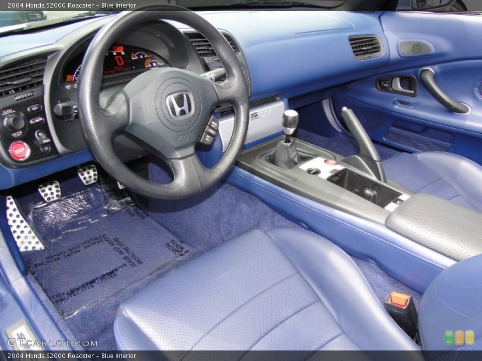 Blue 2004 Honda S2000 Interiors