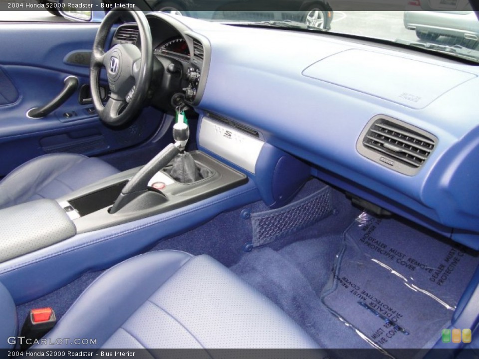 Blue Interior Dashboard for the 2004 Honda S2000 Roadster #64838371