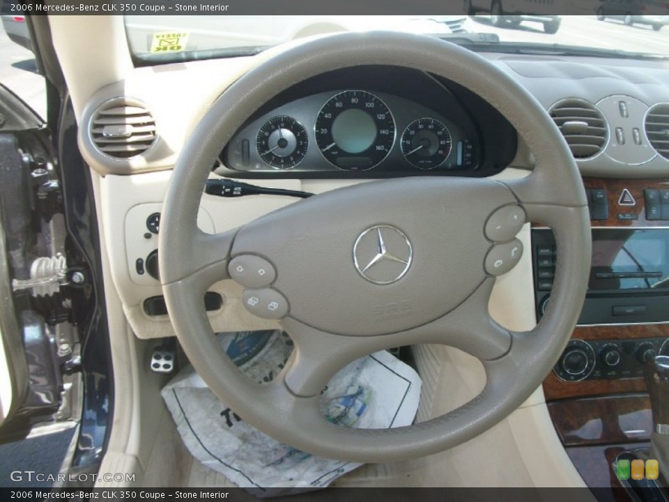 Stone Interior Steering Wheel for the 2006 Mercedes-Benz CLK 350 Coupe #64838631