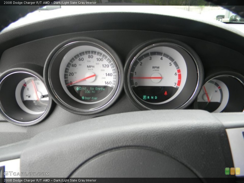 Dark/Light Slate Gray Interior Gauges for the 2008 Dodge Charger R/T AWD #64841011