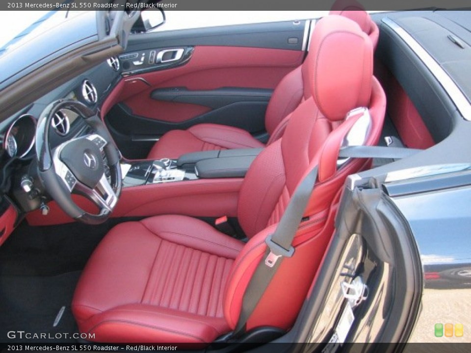 Red/Black Interior Photo for the 2013 Mercedes-Benz SL 550 Roadster #64842904