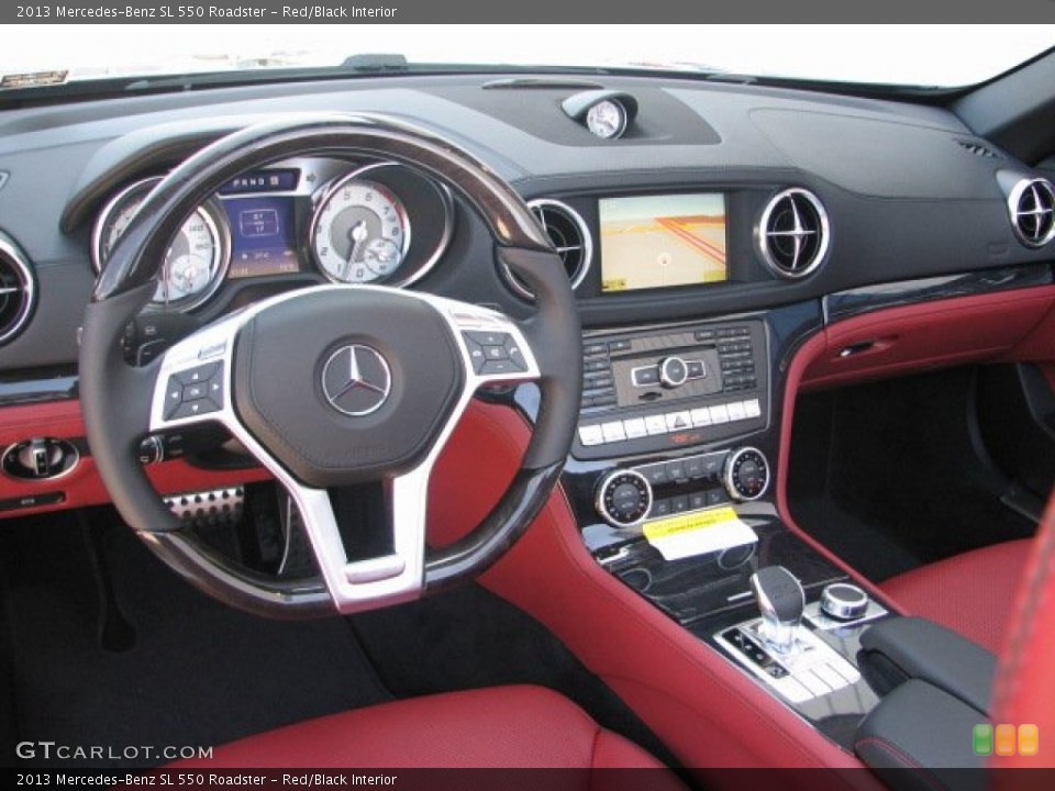 Red/Black Interior Dashboard for the 2013 Mercedes-Benz SL 550 Roadster #64842913