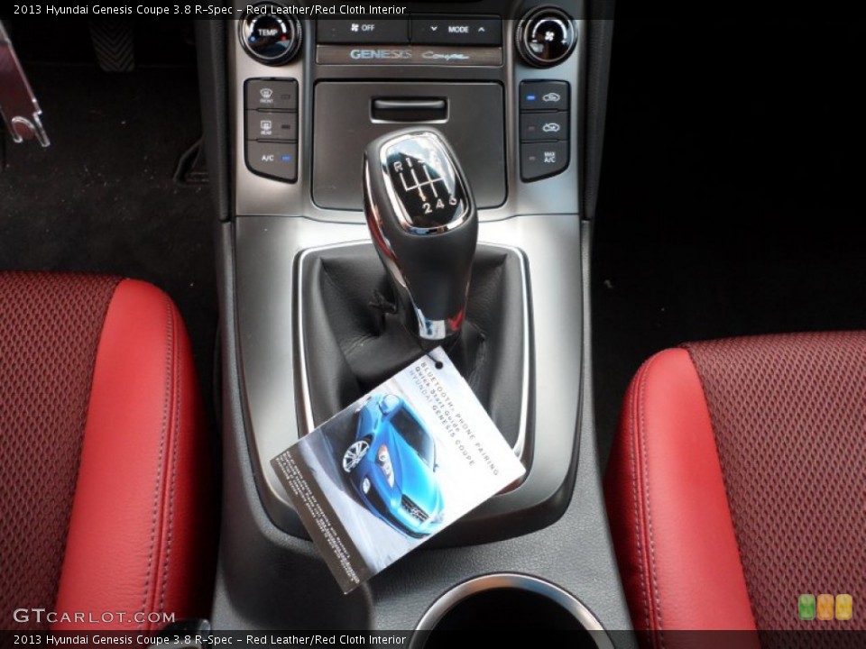 Red Leather/Red Cloth Interior Transmission for the 2013 Hyundai Genesis Coupe 3.8 R-Spec #64853457