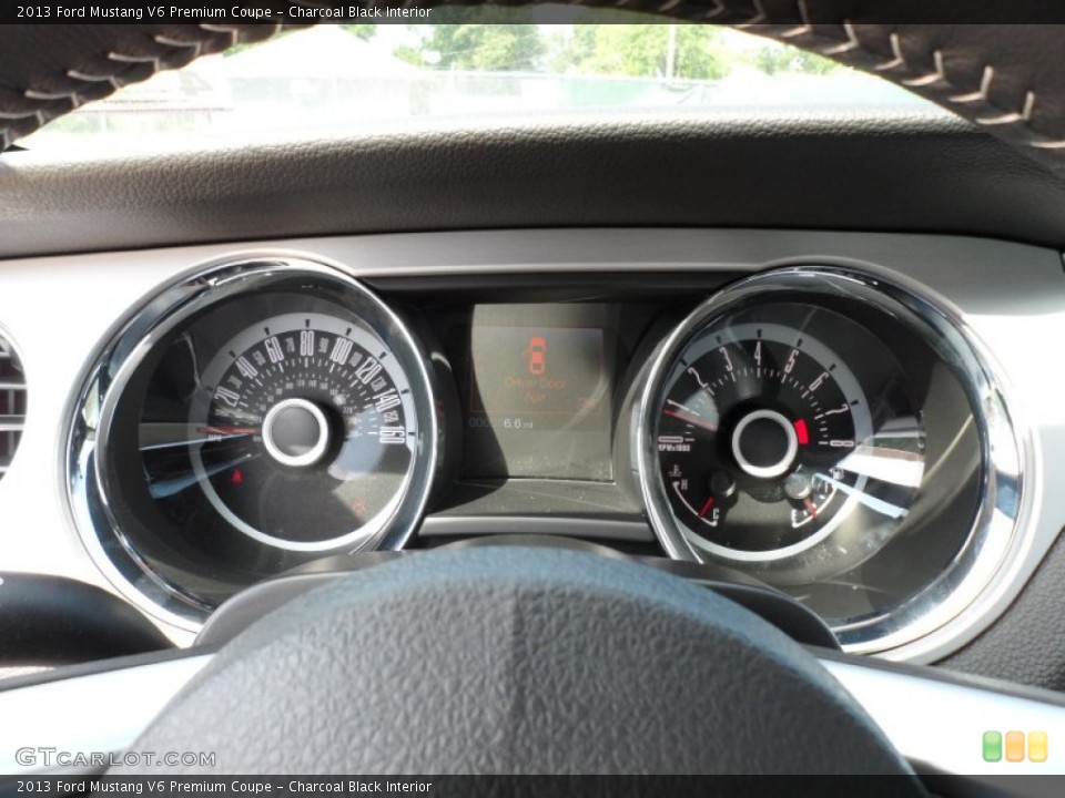 Charcoal Black Interior Gauges for the 2013 Ford Mustang V6 Premium Coupe #64854419