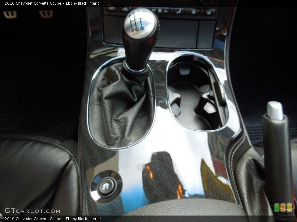 Ebony Black Interior Transmission for the 2010 Chevrolet Corvette Coupe #64857651