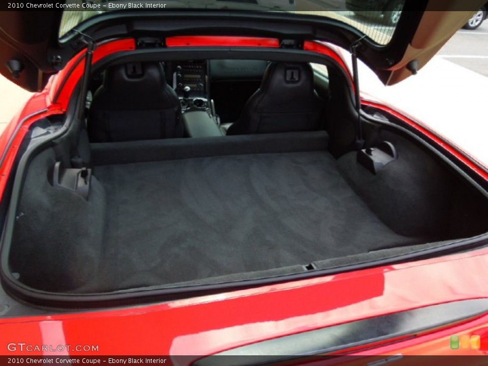 Ebony Black Interior Trunk for the 2010 Chevrolet Corvette Coupe #64857695