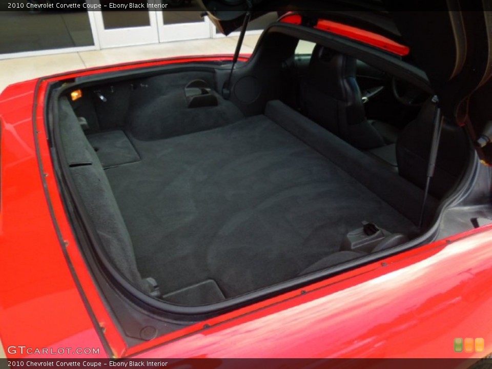 Ebony Black Interior Trunk for the 2010 Chevrolet Corvette Coupe #64857704