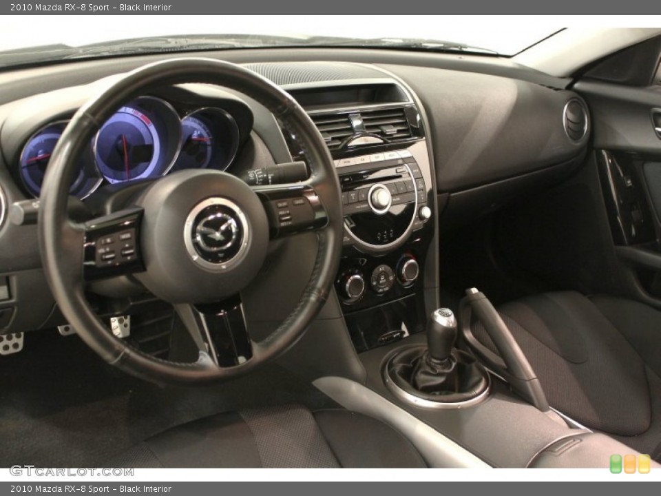 Black Interior Dashboard for the 2010 Mazda RX-8 Sport #64859303