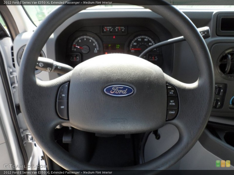 Medium Flint Interior Steering Wheel for the 2012 Ford E Series Van E350 XL Extended Passenger #64860348