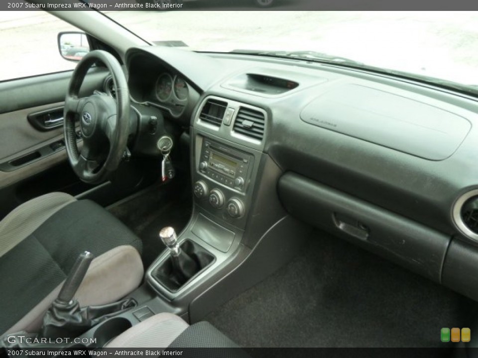 Anthracite Black Interior Dashboard for the 2007 Subaru Impreza WRX Wagon #64861214